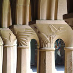 Iona Abbey Cloisters Commission by Chris Hall, Sculptor